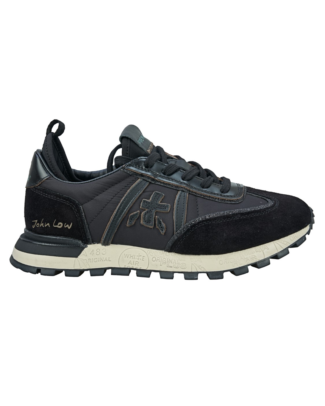 shop PREMIATA  Scarpe: Premiata Sneaker "Johnlowd".
Calzata abbondante
Altezza Suola 2,5 cm.
Fusbet Interno 29 cm.
Composizione: 
Suola: 60% EVA 10% TPU 30% rubber 
Tomaia: 35% calf leather 50% PA 10% PU 5% EA
Fodera: 100% GOAT LEATHER.
Fabbricato in Vietnam.. JOHNLOWD-6524 number 1134778